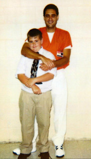 Jason Derrick with his son, Shawn